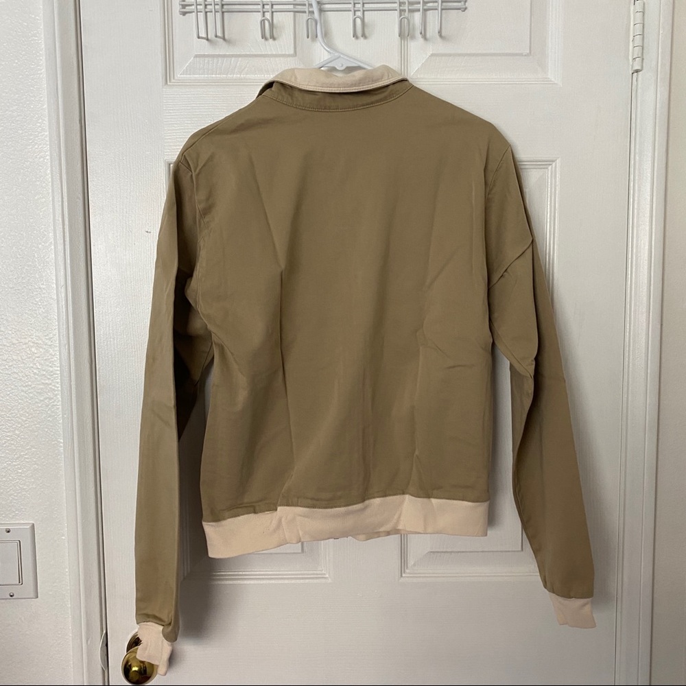 American Apparel - Khaki Bomber Jacket - Picture 2 of 5